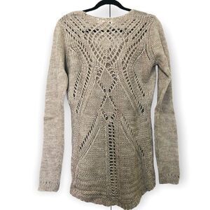‎Kenar Open Knit Pullover Sweater